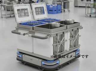 AGV用薬品搬送用　特注台車｜特注台車 設計・製作.com